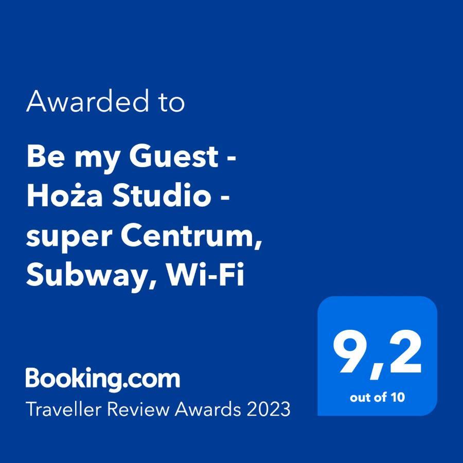 Be My Guest - Hoza Studio - Pkin Super Centrum Metro Wi-Fi Breakfast Warszawa Eksteriør bilde